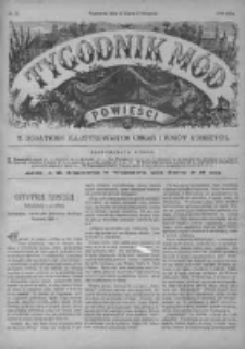 Tygodnik Mód i Powieści. Pismo ilustrowane dla kobiet z dodatkiem Ubiory i Roboty 1890 III, No 31
