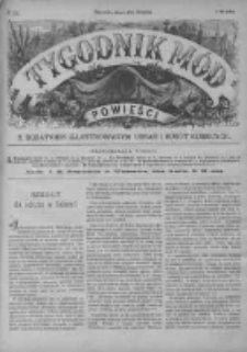 Tygodnik Mód i Powieści. Pismo ilustrowane dla kobiet z dodatkiem Ubiory i Roboty 1890 III, No 33