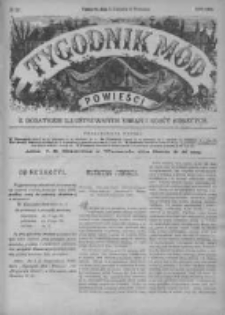Tygodnik Mód i Powieści. Pismo ilustrowane dla kobiet z dodatkiem Ubiory i Roboty 1890 III, No 36