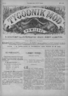 Tygodnik Mód i Powieści. Pismo ilustrowane dla kobiet z dodatkiem Ubiory i Roboty 1890 III, No 37