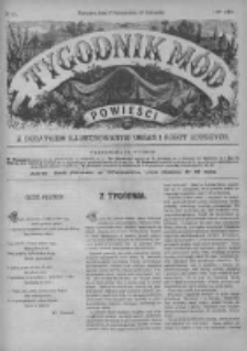 Tygodnik Mód i Powieści. Pismo ilustrowane dla kobiet z dodatkiem Ubiory i Roboty 1890 IV, No 45