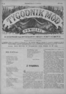 Tygodnik Mód i Powieści. Pismo ilustrowane dla kobiet z dodatkiem Ubiory i Roboty 1890 IV, No 46