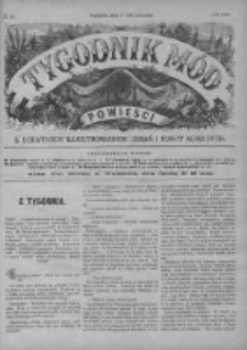 Tygodnik Mód i Powieści. Pismo ilustrowane dla kobiet z dodatkiem Ubiory i Roboty 1890 IV, No 48