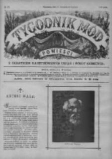 Tygodnik Mód i Powieści. Pismo ilustrowane dla kobiet z dodatkiem Ubiory i Roboty 1890 IV, No 49