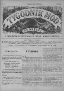Tygodnik Mód i Powieści. Pismo ilustrowane dla kobiet z dodatkiem Ubiory i Roboty 1890 IV, No 50