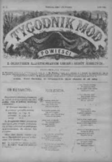 Tygodnik Mód i Powieści. Pismo ilustrowane dla kobiet z dodatkiem Ubiory i Roboty 1890 IV, No 51