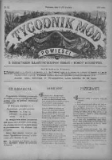 Tygodnik Mód i Powieści. Pismo ilustrowane dla kobiet z dodatkiem Ubiory i Roboty 1890 IV, No 52