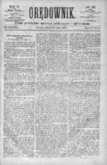 Orędownik: pismo poświęcone sprawom politycznym i spółecznym 1872 III, Nr 42