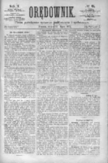 Orędownik: pismo poświęcone sprawom politycznym i spółecznym 1872 III, Nr 45