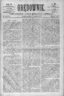 Orędownik: pismo poświęcone sprawom politycznym i spółecznym 1872 III, Nr 66