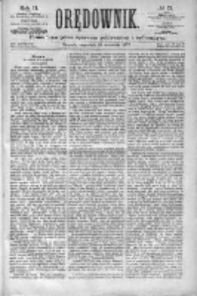 Orędownik: pismo poświęcone sprawom politycznym i spółecznym 1872 III, Nr 71