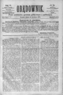 Orędownik: pismo poświęcone sprawom politycznym i spółecznym 1872 III, Nr 72