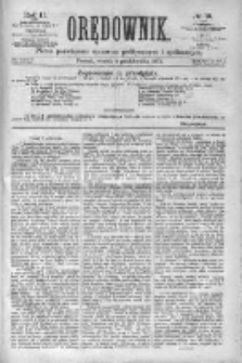 Orędownik: pismo poświęcone sprawom politycznym i spółecznym 1872 IV, Nr 79