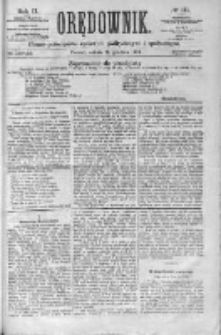 Orędownik: pismo poświęcone sprawom politycznym i spółecznym 1872 IV, Nr 111