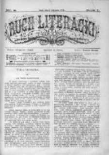 Ruch Literacki. Tygodnik poświęcony literaturze, sztukom pięknym, naukom i rzeczom społecznym 1874 IV, Nr 6