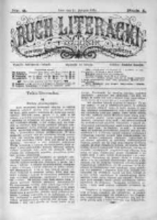 Ruch Literacki. Tygodnik poświęcony literaturze, sztukom pięknym, naukom i rzeczom społecznym 1874 IV, Nr 8