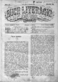 Ruch Literacki. Tygodnik poświęcony literaturze, sztukom pięknym, naukom i rzeczom społecznym 1875 I, Nr 1