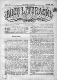 Ruch Literacki. Tygodnik poświęcony literaturze, sztukom pięknym, naukom i rzeczom społecznym 1875 I, Nr 8