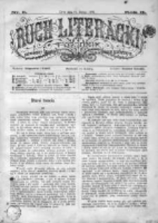 Ruch Literacki. Tygodnik poświęcony literaturze, sztukom pięknym, naukom i rzeczom społecznym 1875 I, Nr 9