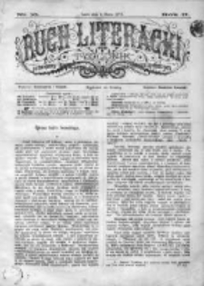 Ruch Literacki. Tygodnik poświęcony literaturze, sztukom pięknym, naukom i rzeczom społecznym 1875 I, Nr 10