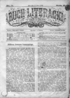 Ruch Literacki. Tygodnik poświęcony literaturze, sztukom pięknym, naukom i rzeczom społecznym 1875 I, Nr 11