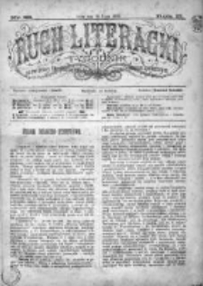 Ruch Literacki. Tygodnik poświęcony literaturze, sztukom pięknym, naukom i rzeczom społecznym 1875 III, Nr 28