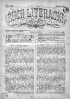 Ruch Literacki. Tygodnik poświęcony literaturze, sztukom pięknym, naukom i rzeczom społecznym 1875 III, Nr 34