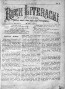 Ruch Literacki. Tygodnik poświęcony literaturze, sztukom pięknym, naukom i rzeczom społecznym 1878 I, Nr 6