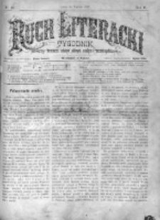 Ruch Literacki. Tygodnik poświęcony literaturze, sztukom pięknym, naukom i rzeczom społecznym 1878 II, Nr 16