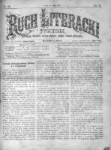Ruch Literacki. Tygodnik poświęcony literaturze, sztukom pięknym, naukom i rzeczom społecznym 1878 II, Nr 19