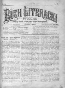 Ruch Literacki. Tygodnik poświęcony literaturze, sztukom pięknym, naukom i rzeczom społecznym 1878 II, Nr 21