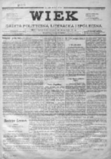 Wiek. Gazeta polityczna, literacka i społeczna 1880 IV, Nr 267