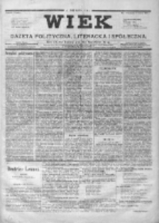 Wiek. Gazeta polityczna, literacka i społeczna 1880 IV, Nr 269