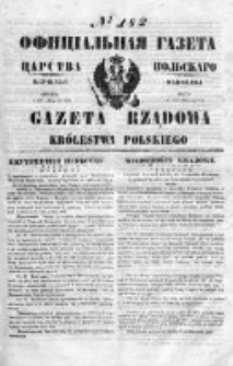 Gazeta Rządowa Królestwa Polskiego 1850 III, No 182