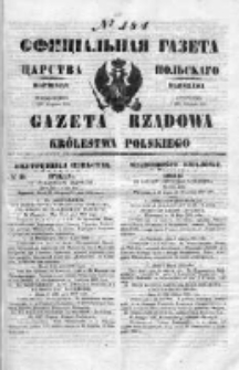 Gazeta Rządowa Królestwa Polskiego 1850 III, No 184
