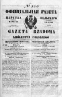 Gazeta Rządowa Królestwa Polskiego 1850 III, No 185