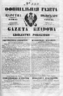 Gazeta Rządowa Królestwa Polskiego 1850 III, No 190