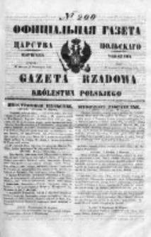 Gazeta Rządowa Królestwa Polskiego 1850 III, No 200
