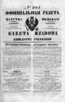 Gazeta Rządowa Królestwa Polskiego 1850 III, No 203