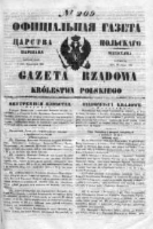 Gazeta Rządowa Królestwa Polskiego 1850 III, No 209