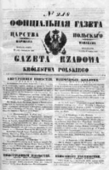 Gazeta Rządowa Królestwa Polskiego 1850 III, No 218