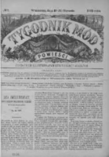 Tygodnik Mód i Powieści. Pismo ilustrowane dla kobiet z dodatkiem Ubiory i Roboty 1885 I, No 5