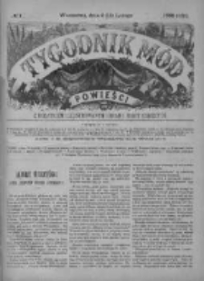 Tygodnik Mód i Powieści. Pismo ilustrowane dla kobiet z dodatkiem Ubiory i Roboty 1885 I, No 7