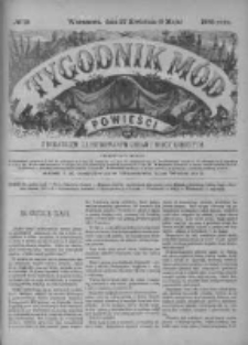 Tygodnik Mód i Powieści. Pismo ilustrowane dla kobiet z dodatkiem Ubiory i Roboty 1885 II, No 19