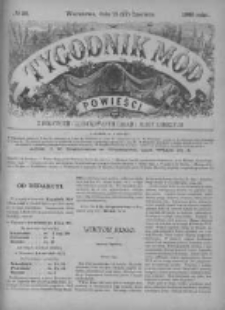 Tygodnik Mód i Powieści. Pismo ilustrowane dla kobiet z dodatkiem Ubiory i Roboty 1885 II, No 26