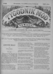 Tygodnik Mód i Powieści. Pismo ilustrowane dla kobiet z dodatkiem Ubiory i Roboty 1885 II, No 28