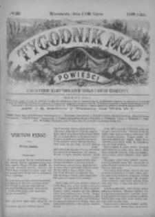 Tygodnik Mód i Powieści. Pismo ilustrowane dla kobiet z dodatkiem Ubiory i Roboty 1885 III, No 29