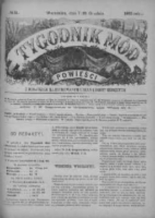 Tygodnik Mód i Powieści. Pismo ilustrowane dla kobiet z dodatkiem Ubiory i Roboty 1885 IV, No 51