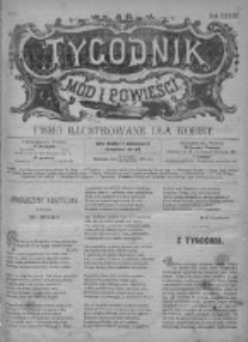 Tygodnik Mód i Powieści. Pismo ilustrowane dla kobiet z dodatkiem Ubiory i Roboty 1891 I, No 2