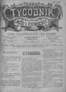 Tygodnik Mód i Powieści. Pismo ilustrowane dla kobiet z dodatkiem Ubiory i Roboty 1891 I, No 11